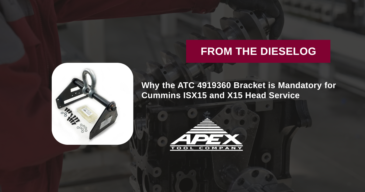 ATC 4919360 Heavy Duty Steel Cylinder Head Lifting Bracket for Cummins ISX and X15 Engines